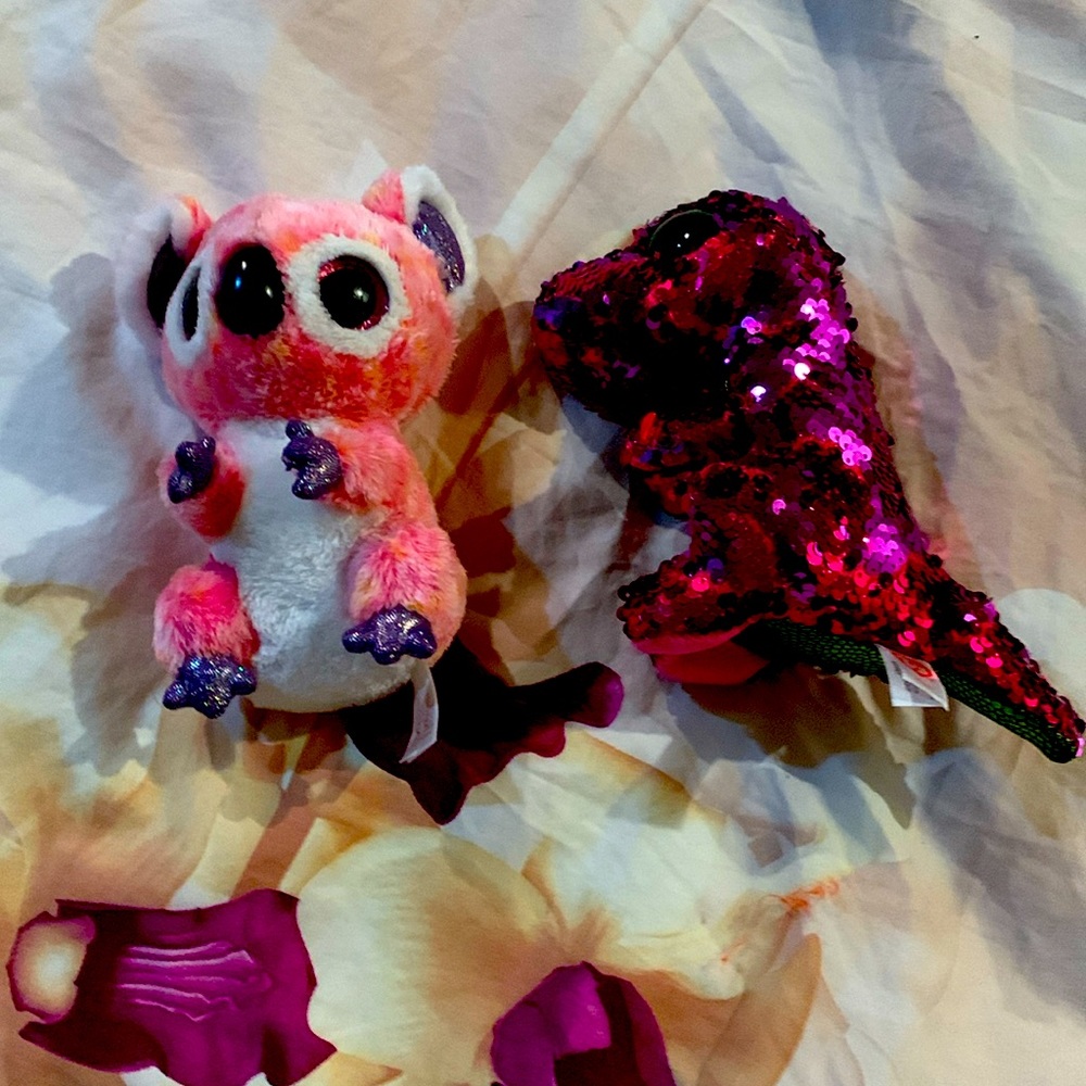Beanie Boo Babies Two Pair, TY